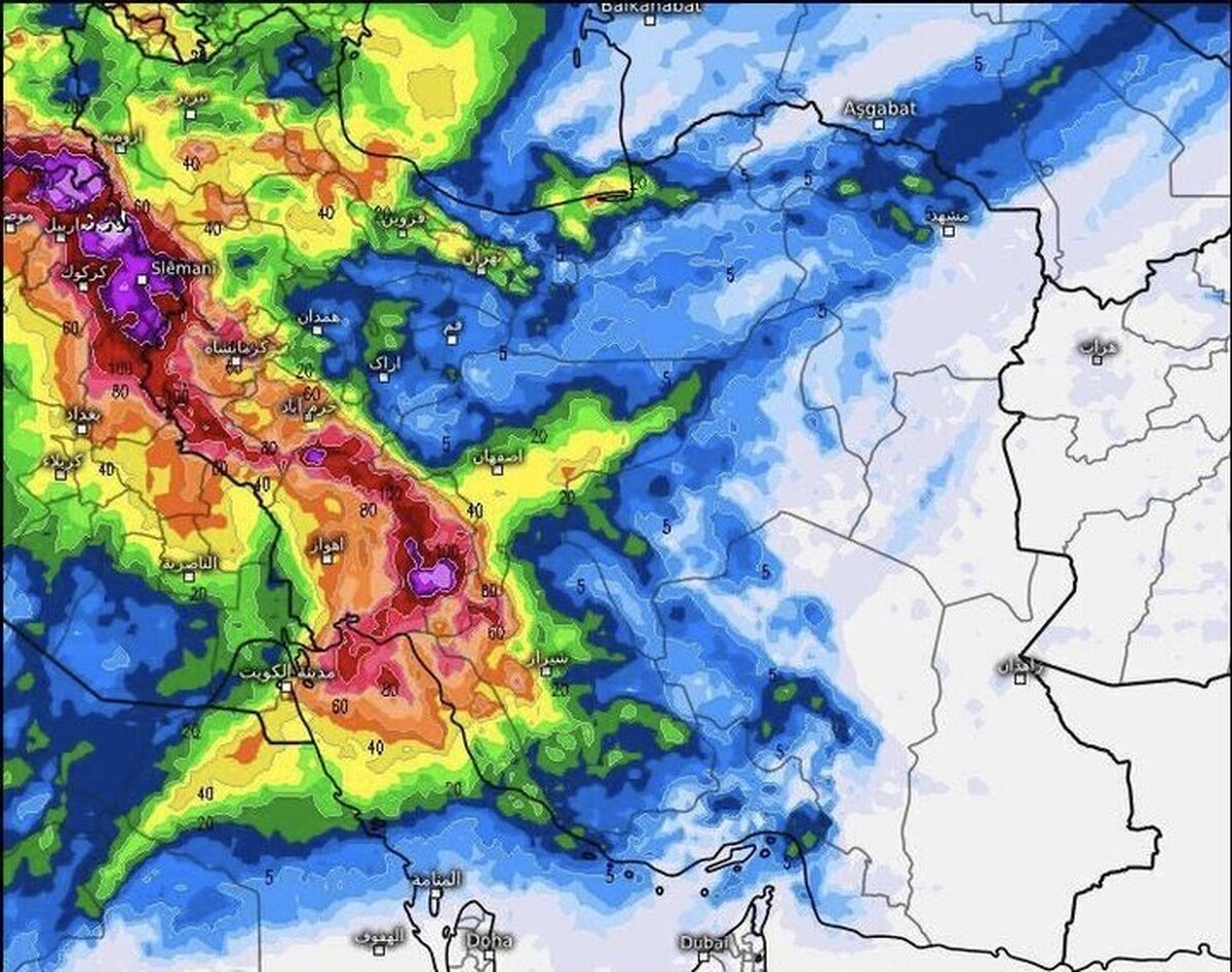 امروز تشدید سامانه بارشی در کشور؛ ۲۰ استان برای بارش برف و باران آماده باشند